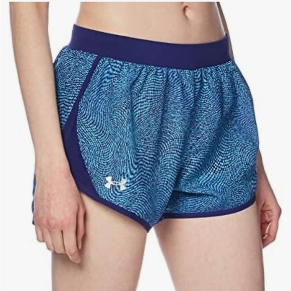 Under Armour Women's Fly by 2.0 Printed Running Shorts - Picture 1 of 10